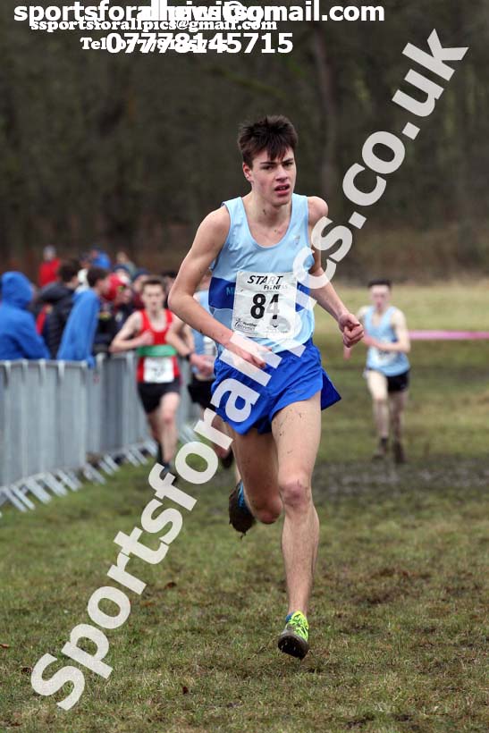 Mens under-17s, 2018 Northern Cross Country Champs., Harewood House, Leeds. Photo: David T. Hewitson/Sports for All Pics